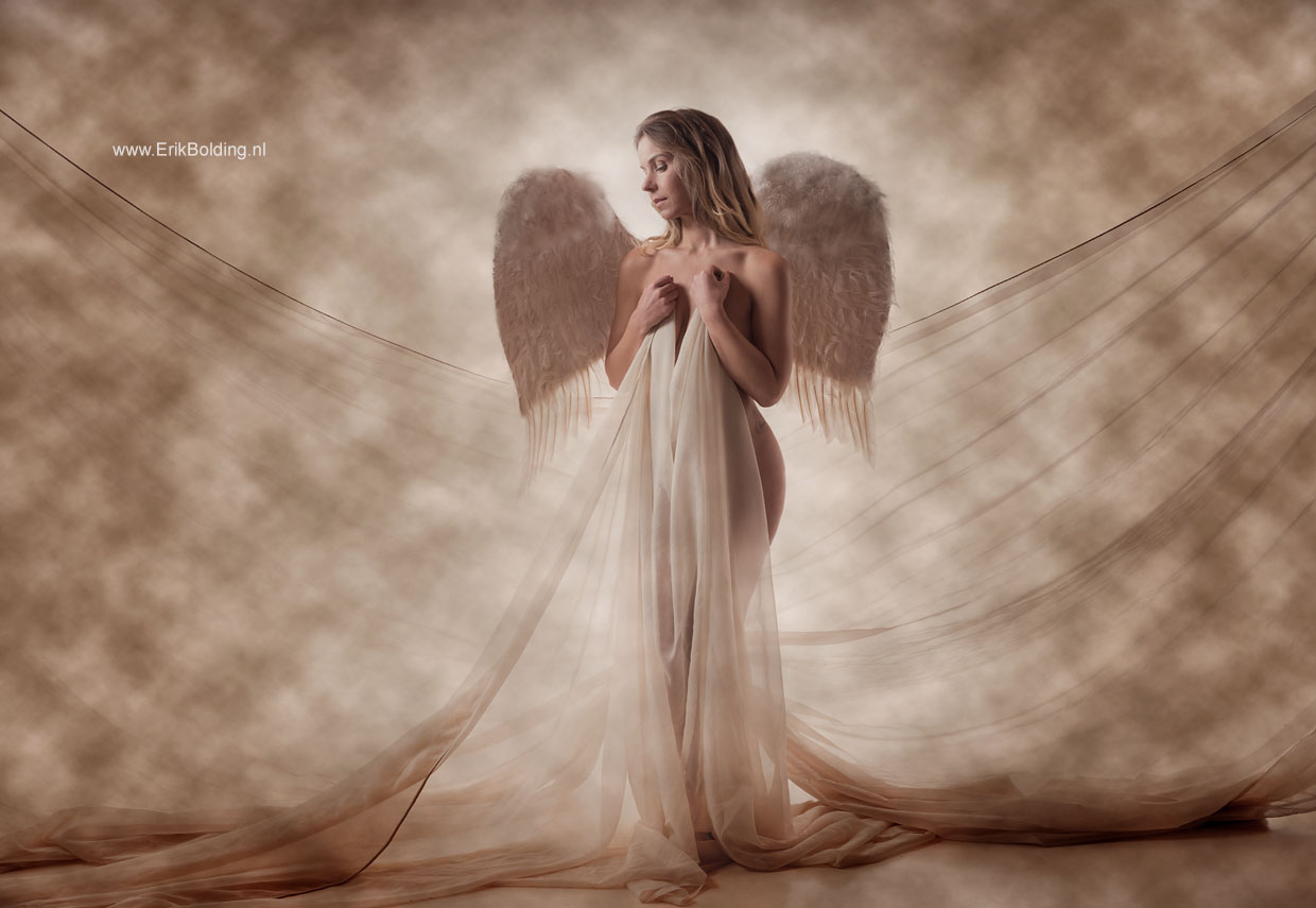 fotoshoot als engel